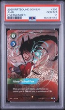 2025 RIFTBOUND: LEAGUE OF LEGENDS OGN-ORIGINS #303 AHRI - NINE-TAILED FOX PSA 10 picture