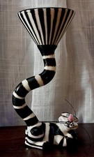 SWAK Clancy The Cat Martini Glass Figurine Lynda Corneille Whimsical 8
