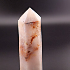 Flower Agate Tower Druzy Geode Pink Flower Agate picture