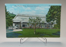 Anita Stewart's Home Hollywood CA California Vintage Postcard Unposted Divided picture