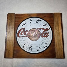 Vintage COCA-COLA Crate Lid Wall Art Wooden Sign 16