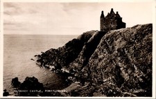 Dunskey Castle Portpatrick UK cliff view vintage 1950s - Photo Postcard picture
