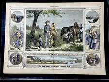 TH. NAST PEACE ON EARTH GOOD WILL TOWARDS MEN 1865 , JULY 4th, HARPER’S WEEKLY picture