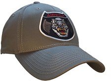 Airwolf Hat Bell 222 Helicopter 100% COTTON Gray Ball Cap picture