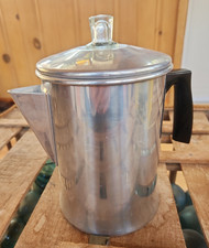 VTG MCM Chilton Ware Aluminum Coffee Percolator Pot 9 Cup Camp Stove Complete picture