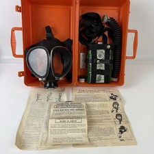 Vintage SCOTT Gas Mask For Ammonia w/ ACME Full Vision Face piece No. 8 picture