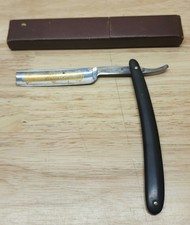 Vintage Heinr. Böker & Co Solingen Straight Razor “Diamond” w/ Case Germany picture