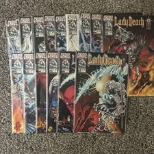 Chaos Comics Lady Death Comic Book Series (15) #’s 1-14 w/#5 variant picture