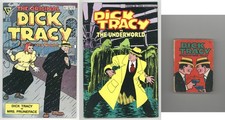 Dick Tracy LOT #1 🕵️Original Dick Tracy🕵️Vs Underworld and🕵Encounters Facey picture