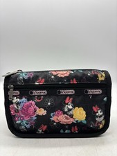Lesportsac Disney Minnie Mouse Zipper Cosmetic Bag 8” X 5” 3” picture