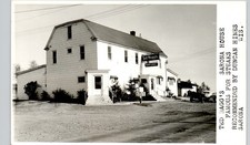 HAGG'S BAR & CAFE sarona wi c1950 postcard wisconsin real photo rppc roadside picture