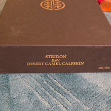 ESV Schuyler Stridon  Holy Bible Desert Camel Calfskin Leather 36gsm paper  picture