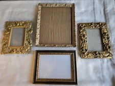 Vintage Ornate Gold Picture Frames Lot of 4 Baroque Rococo Cherub Gallery Wall picture