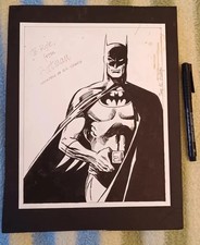 A magnificent original illustration of Batman by Tony DeZuniga picture