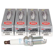 NGK Laser Iridium Spark Plugs 4 Pack IZFR6K11 6994 picture