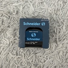 Schneider 33ml Black Fountain Pen Ink Bottle 6911 Made in Germany SEALED picture