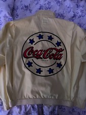 Vintage Trimark Coca-Cola Jacket 80s-90s Yellow Maui Mark Size Small picture