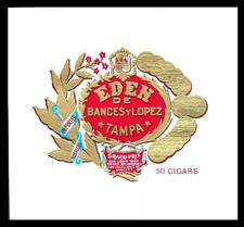 Vintage Tampa Cigar Box Label 