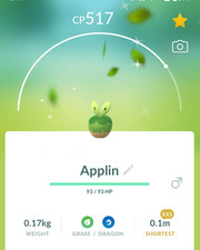 ✨ XXS Shiny Applin 🍎 Pokémon GO Trade | Registered Trade Only| Fast Delivery picture