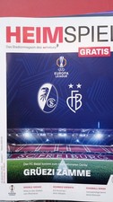 Programme SC Freiburg v FC Basel 24/09/25 Europa League picture