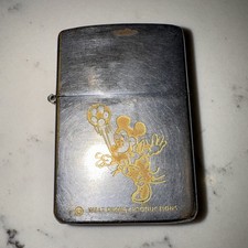 RARE USED 1962 - ORIGINAL VINTAGE Walt Disney Mickey Mouse ZIPPO picture