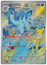 Nidorina 101 Black Star Promo MEP Pokemon TCG Holo Promo Near Mint picture