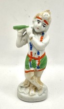 VTG Hand Painted Porcelain figurine of Hindu deity “Bala (young) Krishna” Japan picture