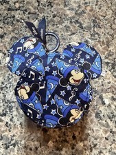 Disney Parks Vera Bradley fantasia Sorcerer Mickey Ears Bag Charm Keychain NWT picture