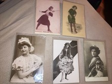 (5) Classic Beautiful Women Actresses + Other Postcards Of The Early 1900’s￼ picture