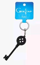 Coraline Other World Button Key Exclusive Loungefly Coraline Metal Key Keychain  picture