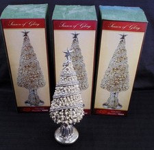 VTG Rare Lot 3 Cracker Barrel Seasons Of Glory Christmas Tree Jewel Glimmer picture