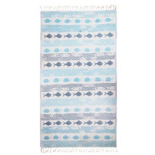 ANEMOSS Fishes Patterned Turkish Peshtemal, 100% Cotton, Free of Microfiber, Syn picture