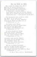 Vintage O. Paul Preussler German Patriotic Postcard with Poem WWI picture