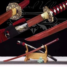 103cm Handmade Wooden Samurai Sword/Collectible/Training Katana/Fighting Master picture