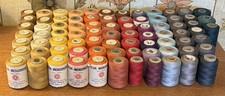 Vintage Star Mercerized 3 Cord Cotton Thread American Thread Co Huge Lot picture