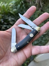 Marbles Black Micarta Sowbelly Traditional Slipjoint Pocket Knife New picture