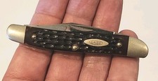Vintage Case XX 06244 2 Blade Pocket Knife  7 Dot picture