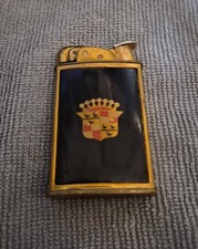 Vintage 1950s Evans  Lighter - Cadillac Crest Gold Tone & Black  As-Is picture