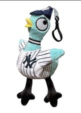 NY YANKEES MO WILLEMS PIGEON KEY CHAIN SGA PLUSH 4” 7/13/2025 MLB BASEBALL picture