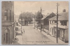 Original Bridge Street Wickford RI Postcard c1912 Divided Back E.E. Young picture
