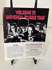 Universal Studios Hollywood Studio Show Guide 1980 With Universal Monsters picture