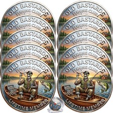 The Eternal Fisherman’s Challenge Coin, Old Bastards Fishing Club No Skunk Chall picture