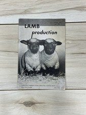 1950 Lamb Production Bulletin P107 Iowa State College Sheep Farming Guide picture