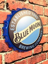 Blue Moon Sign Retro Metal Sign (14
