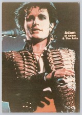 Adam Ant Adam and The Ants New Wave Post-Punk Pop Music Live Stage Postcard picture