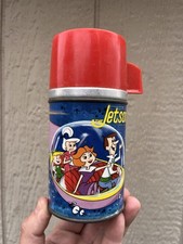 Vintage 1963 Alladin Jetsons Metal Lunchbox Thermos  picture