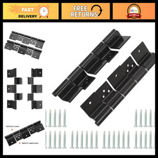 2 Pcs RV Entry Door Friction Hinge Metal Smooth Operation High Strength Black Ea picture
