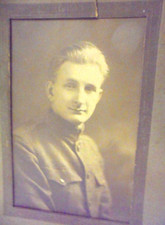 VINTAGE Antique Framed WWI Soldier PORTRAIT with Frame H Tarr Broadway New York picture