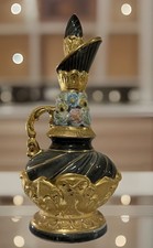 VTG 1961 Jim Beam Regal China Decanter Pitcher C. Miller Gold  w/ Stopper picture