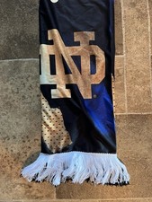 Guinness Beer Notre Dame Football Here Come The Irish Scarf Game Room Pub NEW picture